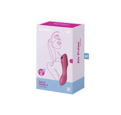 Masażer łechtaczki sex Satisfyer Curvy Trinity